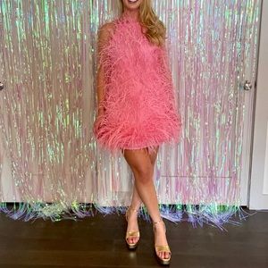 Cult Gaia Shannon Dress in Shell Pink